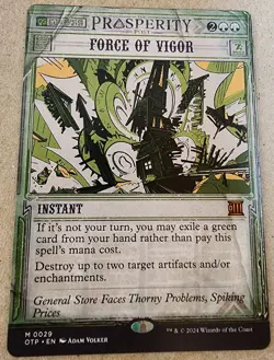 Force of Vigor - #29 Regular Regular - Thunder Junction: Breaking News - Mtg - Image 1