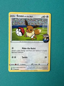 Eevee On the Ball Promo Card Futsal, Mint Condition, 002/005 - Image 1