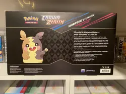 Pokemon Crown Zenith Morpeko V Premium Playmat Collection Box New Sealed 🐸 - Image 2