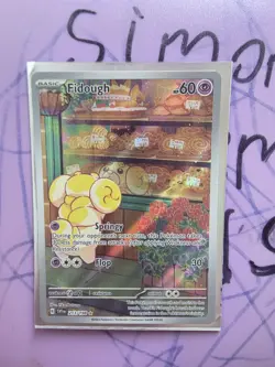 Pokemon TCG Fidough Scarlet & Violet Base Illustration Card 213/198 NM Condition - Image 1