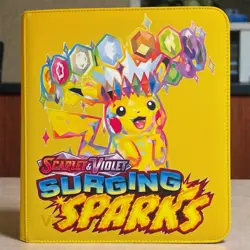 Pokemon Scarlet & Violet Vault X Surging Sparks Binder Pikachu Exeggutor - Image 1