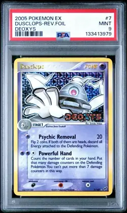 Dusclops 7/107 EX Deoxy Reverse Holo Stamped Pokemon TCG 2005 PSA 9 - Image 1