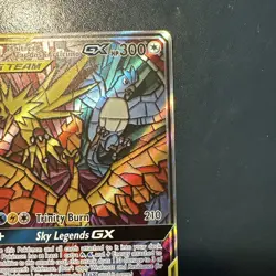 Sealed Moltres&Zapdos&Articuno GX Full Art Pokemon, Black Star Promo, SM210 #1 - Image 3