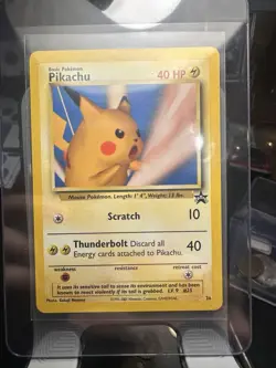 Pikachu (SNAP) #26 WoTC Black Star Promo Pokemon - Image 1