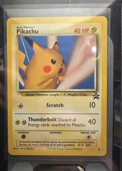 Pikachu (SNAP) #26 WoTC Black Star Promo Pokemon - Image 3