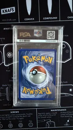 Pokemon Wotc Black Star Promo # 38 Unown J PSA 8 - Image 2