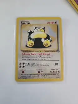 Pokemon TCG Vintage Non Holo Rare Snorlax Jungle 27/64 WotC 1999 - Image 1