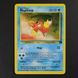 Magikarp 47/82 Team Rocket Pokemon TCG P-LP Great Condition - Image 1
