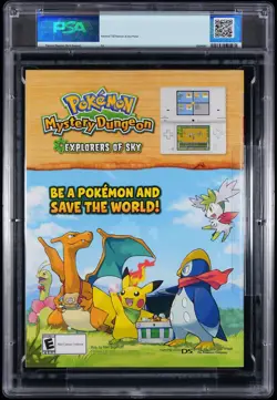 2009 POKEMON MAGAZINE ARCEUS COVER PLATINUM ARCEUS BOOSTER PACK AD PSA 9.4 - Image 2