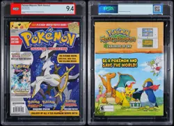 2009 POKEMON MAGAZINE ARCEUS COVER PLATINUM ARCEUS BOOSTER PACK AD PSA 9.4 - Image 3