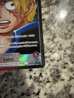 One Piece TCG Sabo Alternate Art Leader OP13-004 Carrying On His Will - English - Image 5