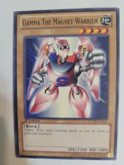 Gamma the Magnet Warrior - LCYW-EN014 - Common - 1st Edition LP/NM Yugioh - Image 1