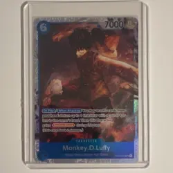 One Piece CCG Monkey.D.Luffy OP02-062 Paramount War Foil Alt Art - Image 5