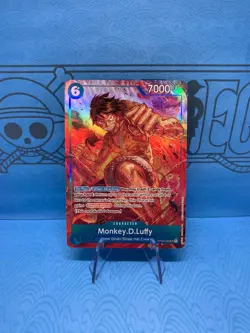 Monkey D. Luffy - OP02-062 Alt Art - Paramount War - One Piece English - Image 1