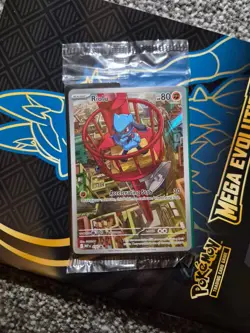 Mega Evolution Lucario ETB Opened With Promo Card - Image 2