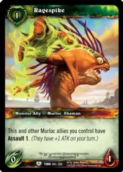 Ragespike - Tomb of the Forgotten - World of Warcraft TCG - Image 1