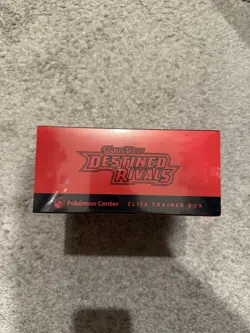 Pokemon TCG Destined Rivals ETB EliteTrainerBox PokemonCenter Exclusive(sealed) - Image 3