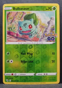 Choose Your Cards: Pokemon GO Reverse Holo Pokemon Card English Near Mint - Image 1