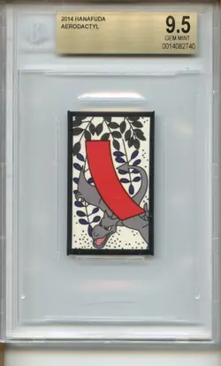 Pokemon Aerodactyl Rare Pokemon Hanafuda Card TCG - BGS 9.5 Gem Mint - Image 1