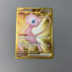 2023 Mew EX 205/165 Scarlet & Violet 151 Metal Full Art Pokemon Card - Image 1