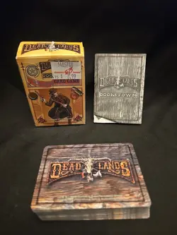 Deadlands Doomtown TCG Law Dogs 60 Cards and Rulebook - Image 1