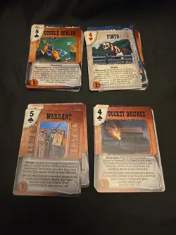 Deadlands Doomtown TCG Law Dogs 60 Cards and Rulebook - Image 4