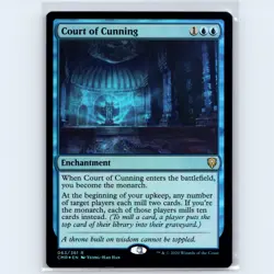 MTG Court of Cunning #63 CMR Commander Legends Foil R NM Magic Card - Image 1
