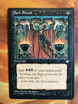 MTG 4 x Dark Ritual Ice Age Lightly Played Condition Black Vintage!!! - Image 2