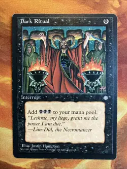 MTG 4 x Dark Ritual Ice Age Lightly Played Condition Black Vintage!!! - Image 4