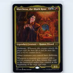 MTG Marchesa the Black Rose Foil Etched 520 2X2 Double Masters 2022 R NM Magic - Image 1