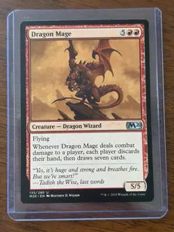 Dragon Mage - MTG Core Set 2020 - Magic The Gathering - Image 1