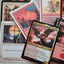 COMMANDER Magic Deck - Heaven to Earth = WHITE & RED Mythic Angels BURN SPELLS - Image 1