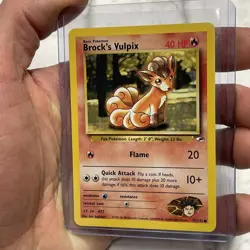 BROCK’S VULPIX - Gym Heroes Set - 73/132 - Common - Pokemon Card - NM Near Mint - Image 2