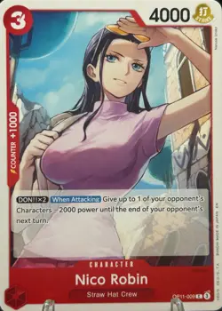 • Nico Robin • OP11-009 A Fist of Divine Speed One Piece TCG NM - Image 1