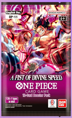 (5 boosters) A Fist of Divine Speed Booster Packs ENGLISH - One Piece TCG OP11 - Image 1