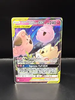 Pokemon Togepi & Cleffa & Igglybuff GX 143/236 Sm-Cosmic Eclipse Holo Tag Team - Image 4