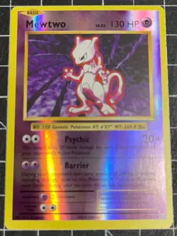 Mewtwo 51/108 Reverse Holo Rare Pokemon XY Evolutions 2016 LP - Image 2