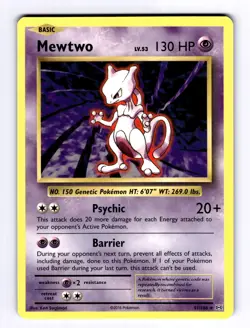 Mewtwo XY Evolutions #51 (2016) Rare NM Pokemon - Image 1