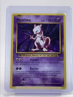 MEWTWO 2016 POKEMON XY EVOLUTIONS RARE HOLO 51/108 Q6233 - Image 1