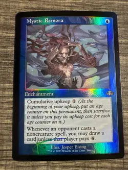 MTG: Mystic Remora (Retro Frame) Foil Dominaria Remastered - NM - Ships Free - Image 1