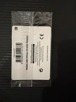 Pokemon Center Special Delivery Pikachu SWSH074 Holo Promo Card SEALED - Image 2