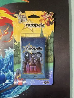 3 Neopets Base Set Original Trading Card Game Sealed Blister Packs Slightly Worn - Image 2