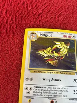 Pidgeot 08/64 Jungle Holo Wotc Pokemon Card Lp - Image 2