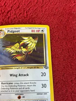 Pidgeot 08/64 Jungle Holo Wotc Pokemon Card Lp - Image 3