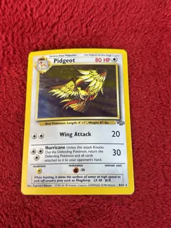 Pidgeot 08/64 Jungle Holo Wotc Pokemon Card Lp - Image 5