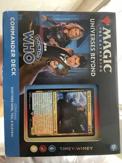 Magic: The Gathering Doctor Who Commander Deck 100 Cards Foil-Etched - Image 1