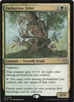 Faeburrow Elder R Commander: Lorwyn Eclipsed 53 NM MTG - Image 1