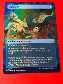1x FOIL SHOWCASE CURIOSITY - Enchanting Tales - MTG - Magic the Gathering - Image 1