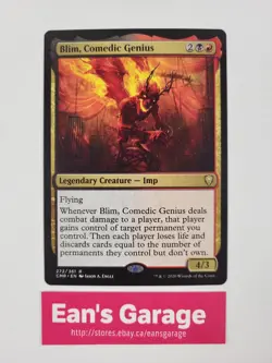 MTG Blim, Comedic Genius 272/361 CMR Commander Legends Rare - Mint - Image 1