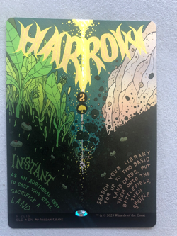 Mtg Carte Magic Secret Lair Harrow FOIL English NM - Image 1